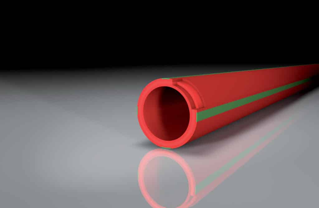 Sprinklernetwerk voor brandbeveiliging (Red Pipe)